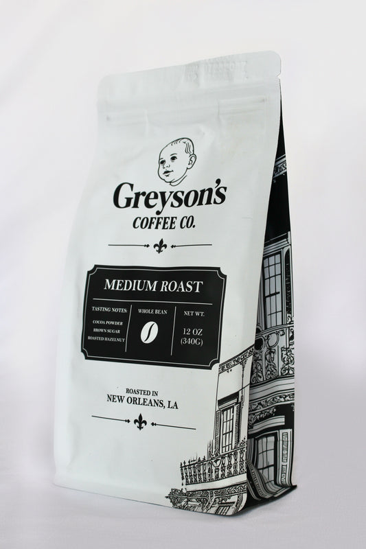 Medium Roast - Whole Bean (12 oz)